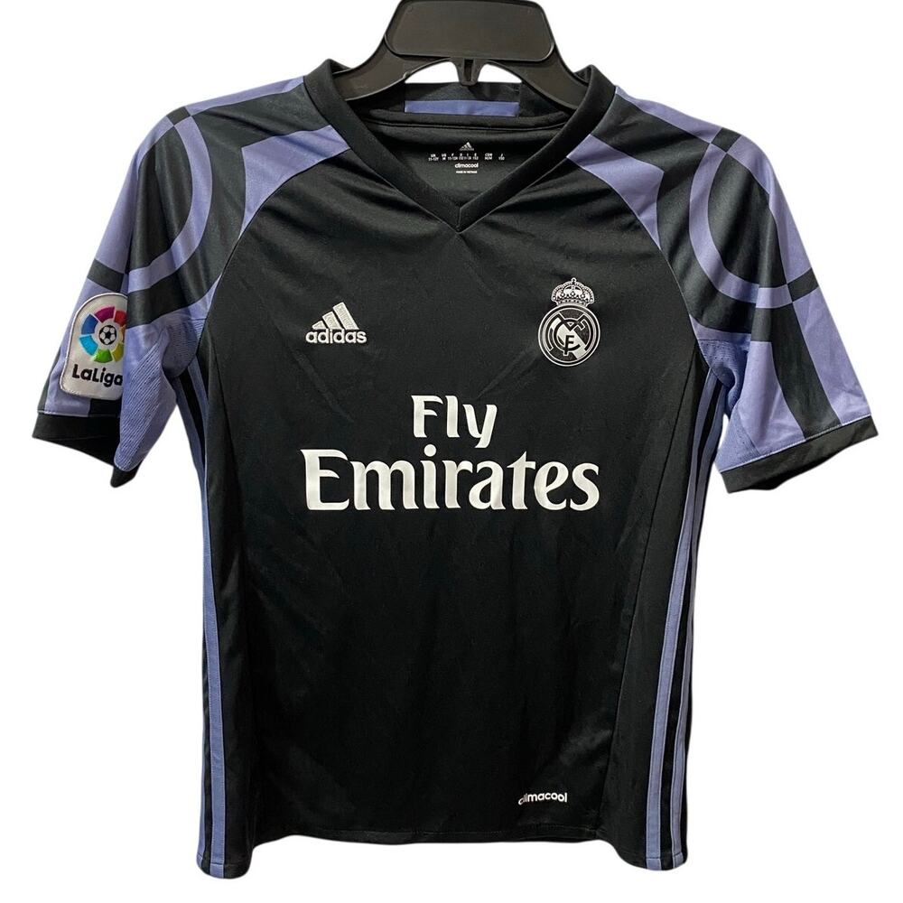 ADIDAS REAL MADRID ASENSIO JERSEY — Fly Emirates Soccer Top Youth Medium